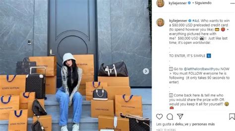 kylie jenner louis vuitton giveaway|Kylie Jenner Instagram Growth Giveaway Campaign .